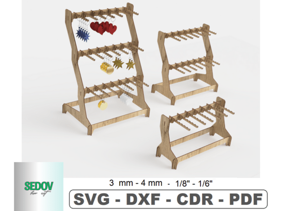 Expositor De Llaveros En 3 Tamanos 2 Creativo Digital